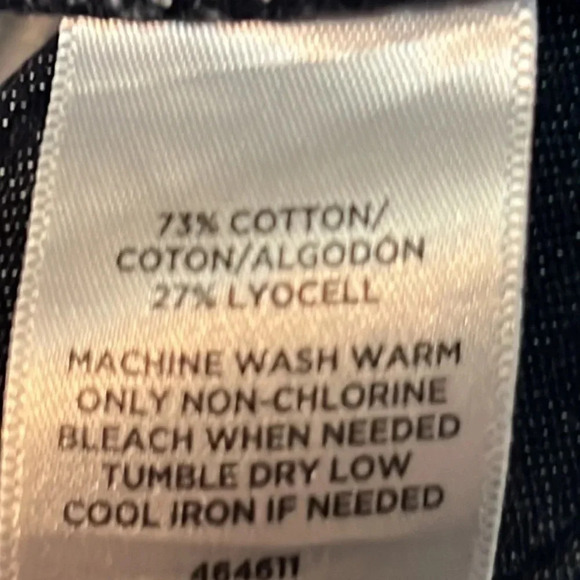 LOFT dark  blue denim shorts. Size 29‎ - Picture 6 of 10